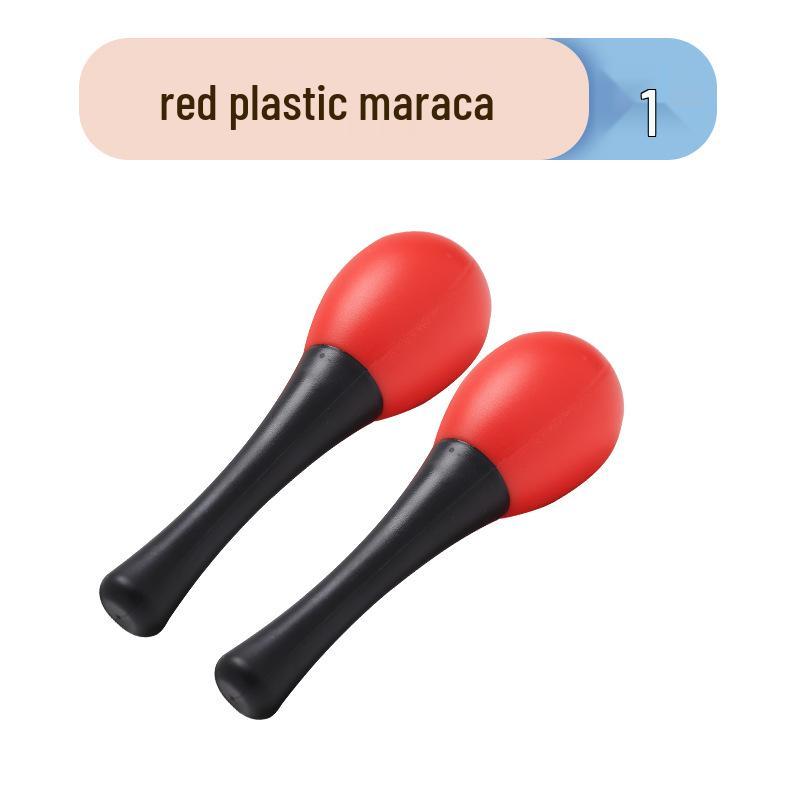 Infant & Toddler Wooden Maracas and Sand Eggs - Early Education Orff Percussion Instruments for Babies and Children