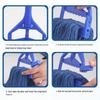 Four-Color Cotton Yarn Wax Mop with Replaceable Stainless Steel Threaded Clip Head
