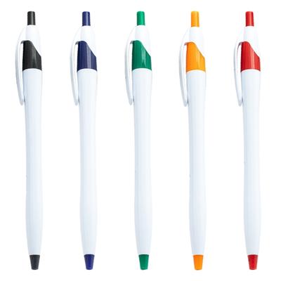 10Pcs Office Signing Pen Retractable Ballpoint Pen with Pen Clip, Plastic Ballpoint Pen Write Smoohtly for Office