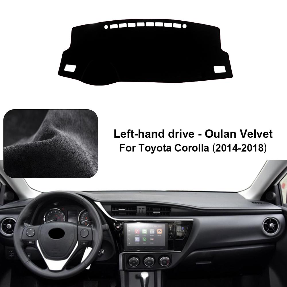 Car Dashboard Cover Pad For 2014-2018 Toyota Corolla Sunshade Protector Anti-UV Dash Mats Non-slip Pads Interior Accessories