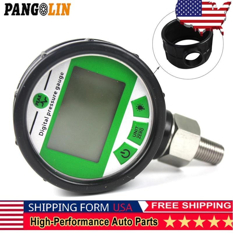 Digital Hydraulic Pressure Gauge -0.1-100MPA/14500PSI with G1/2 Interface 0.4%FS Accuracy Air Gas Water Oil Pressure Gauge