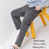 Jeans for Men Wide Baggy Fit Elastic Waist Denim Pants Korea Fashion