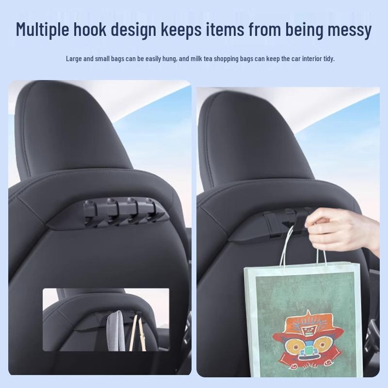 Updated Rear Seat Backrest Hook Cover for Tesla Model 3Y