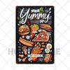 Hamburgers Metal Sign Plaque HamToast Hog Dag Food Cafe Bar Pub Restaurante Kitchen Decoration Art Craft Poster Tin Plate20x30cm