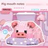 Mini Building Blocks for Children Pink Pig Creative DIY Animal Model Bricks Boys Educational Toys Can Be Assembled