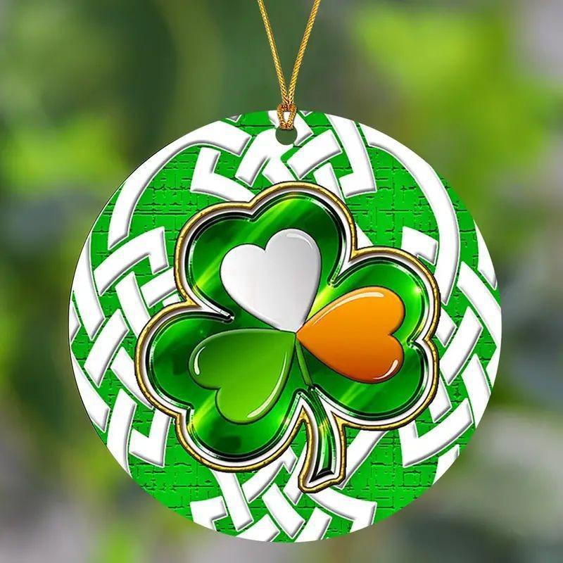 

Clover Fashionable Acrylic Shaped Hanging Ornament For Car Decor Accessories And