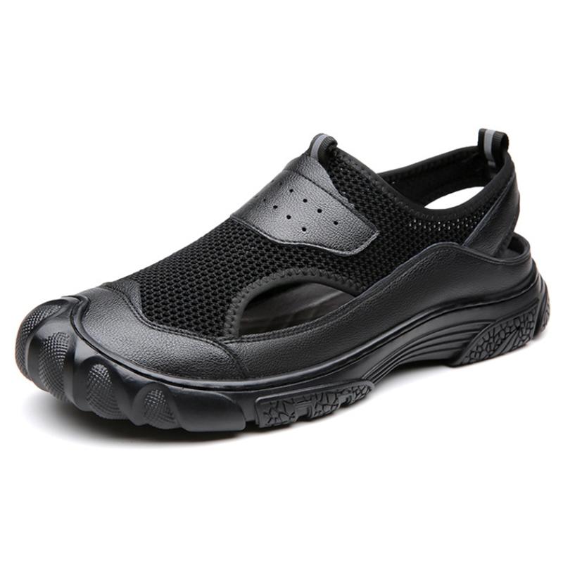 

Высококачественные летние новые сандалии, мужские уличные сандалии с запахом, повседневная обувь, удобная модная пляжная обувь, спортивные походные сандалии 44