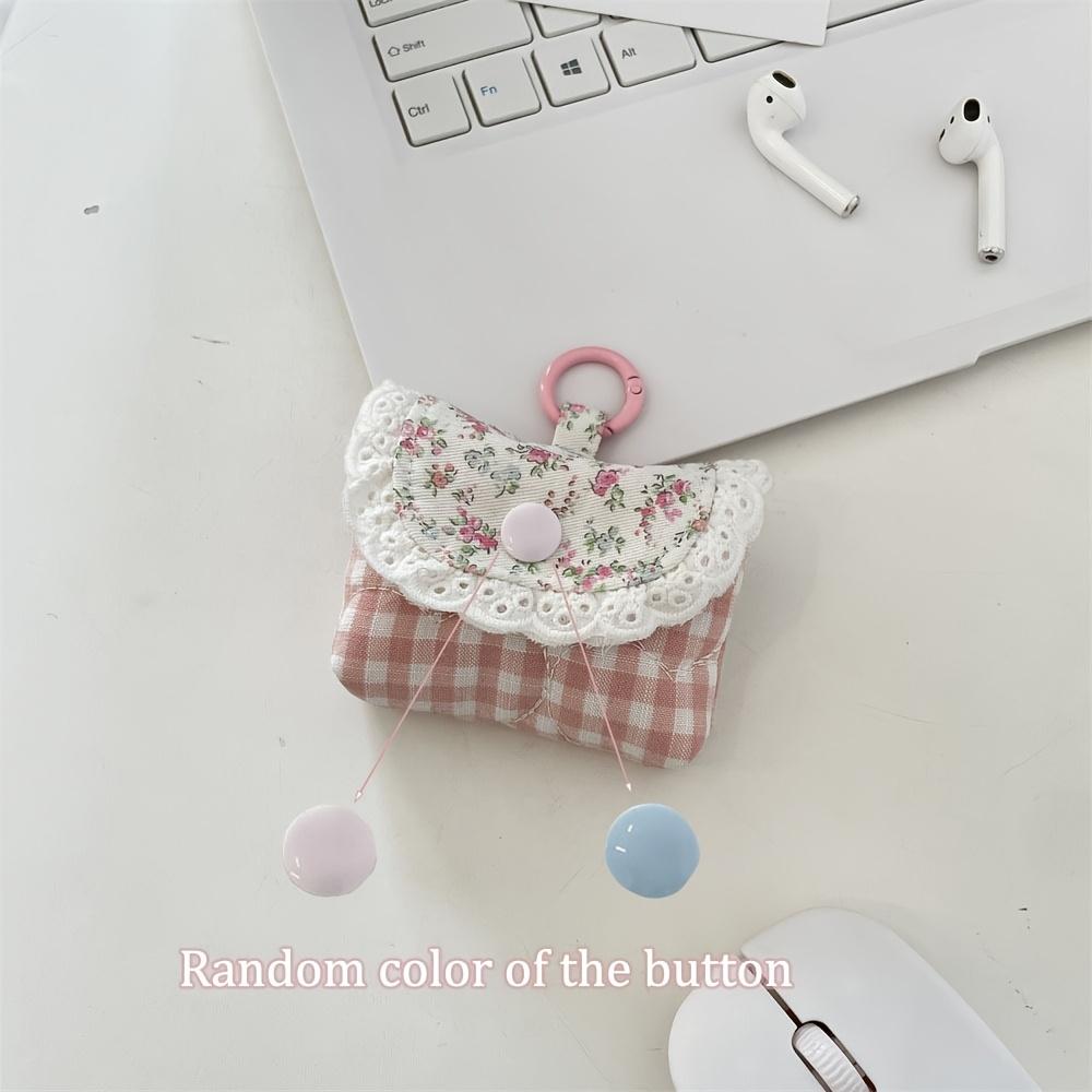 Sweet And Fresh Earphone Storage Bag, Lace Earphone Case, Suitable for Protecting Wireless Wireless Earphones