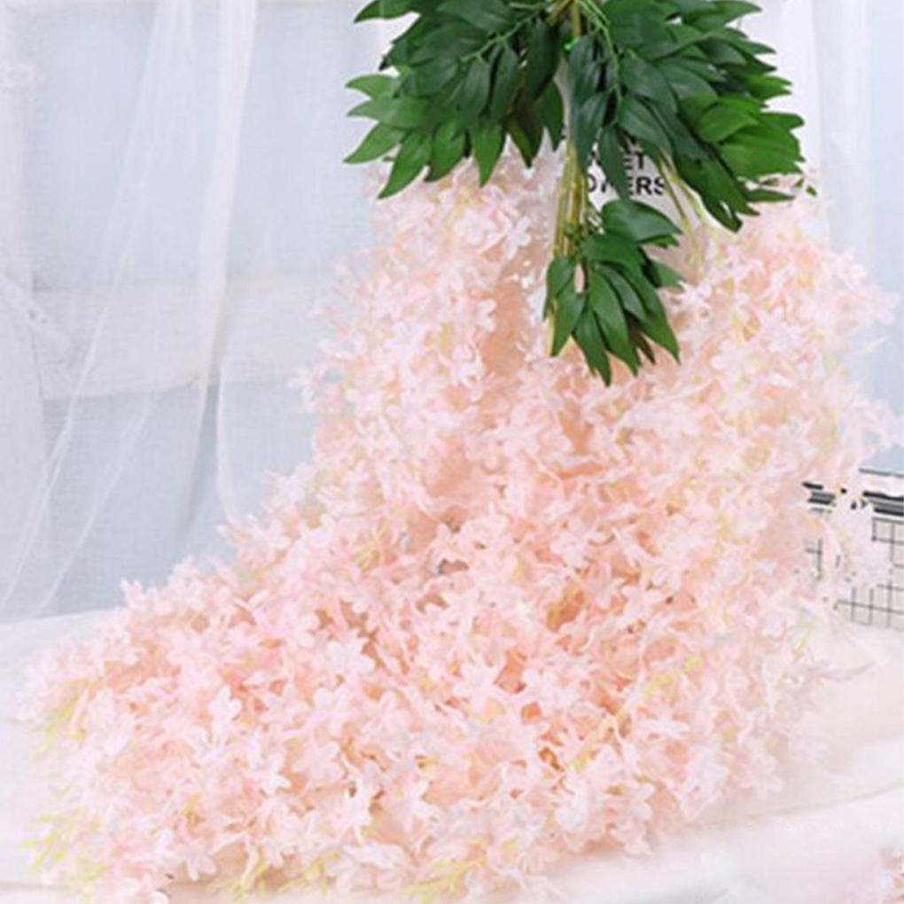 Realistic Appearance Artificial Flowers For Garden Décor Decoration Wisteria Wedding Home Low Maintenance Elegant