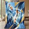 Erling Haaland Soft Flannel Fleece Blanket Lightweight Cozy Warm Throw Blanket For Sofa Bed Home Decor