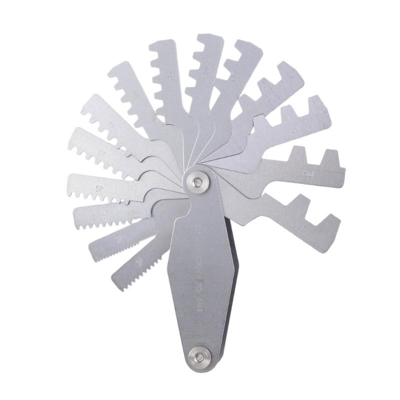 

Thread Gauge 30 Degree Screw Gauge for Industrial Measurement Clear Scale T Thread Gauge Screw Measure Tool 1