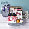 Baby Sports Gift Box: Pure Cotton Spring/Summer Clothing Set for Boys (0-1 Year), Suitcase Packed