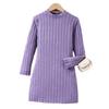 2025 Fall/Winter Slimming European & American Girls' Warm Dress
