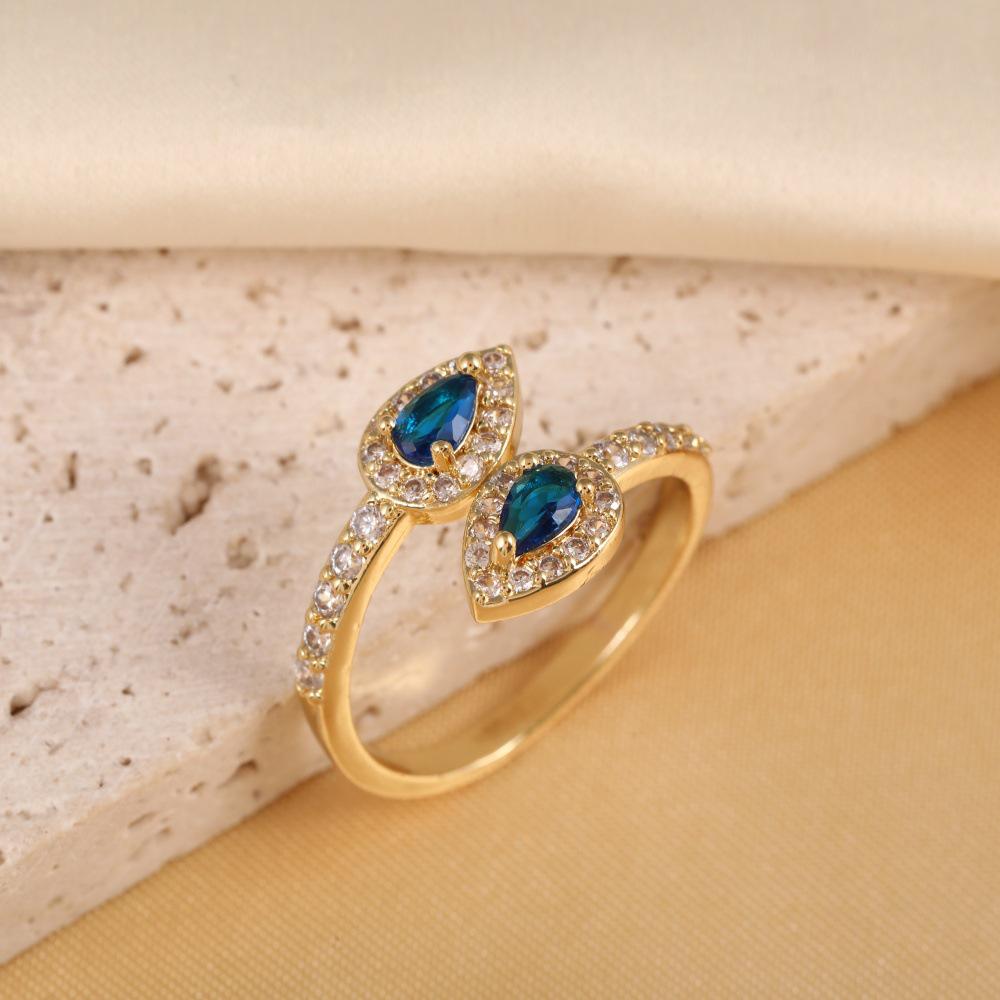 Elegant Pink Diamond Snake Open Ring for Women - Luxury Niche Design, Perfect Birthday Gift