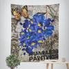 Succulent Plants Flowers Decorative Tapestry Home Wall Decor Office Living Room Tapestry