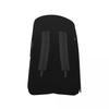 1pc Moonlight Black Horse 2D Flat Printing Double-Layer Flip Black Pencil Case - Back-To-School Essential Pencil Box, Daily Multi-Functional Makeup Ba