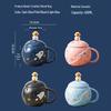Creative Planet Ceramic Mug with Lid & Spoon