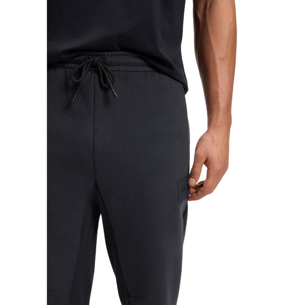Boss Mens Hadim Stretch Ribbed Tracksuit Bottoms