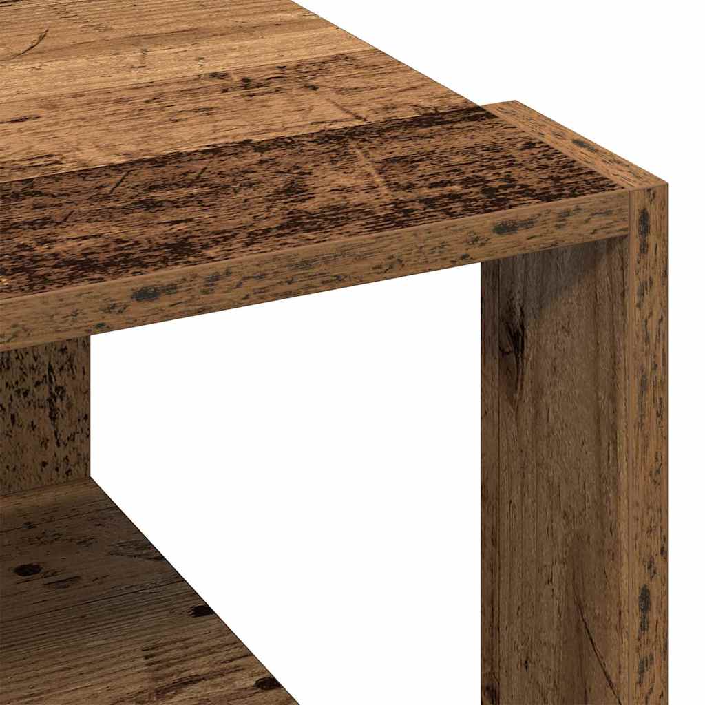 Coffee Table Reclaimed Wood Look 51.5 x 51.5 x 30 cm Engineered Wood
