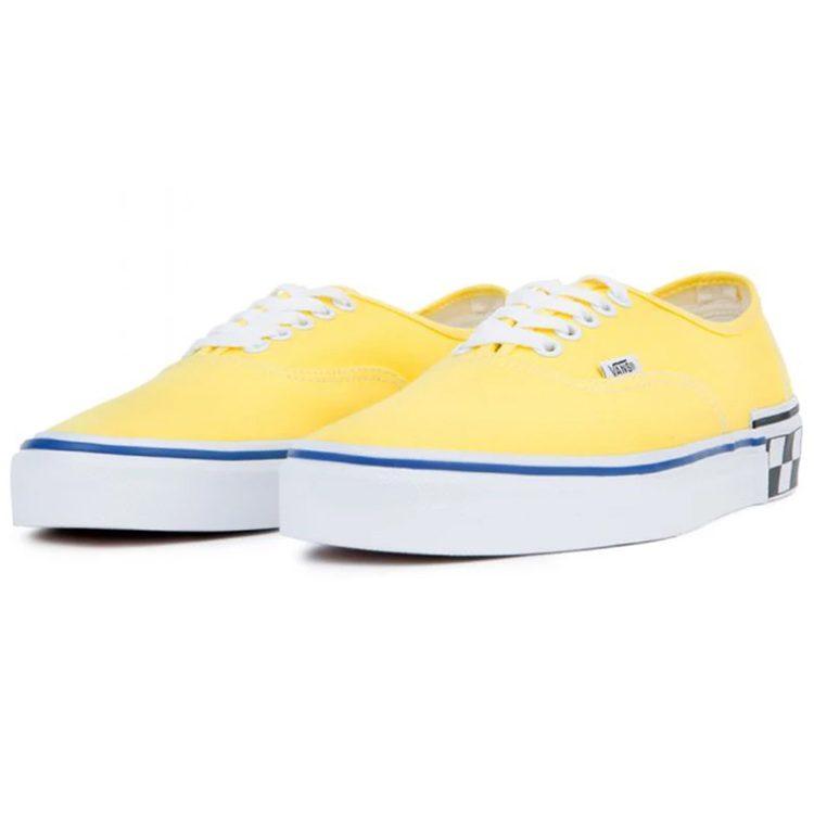 Authentic Vans 'Check Block - Blazing Yellow' VN0A38EMVJS