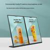 PS Anti-fall A4/A5 Table Card Holder: L-shaped Display Stand for Coffee, Milk Tea, and Beverage Menu