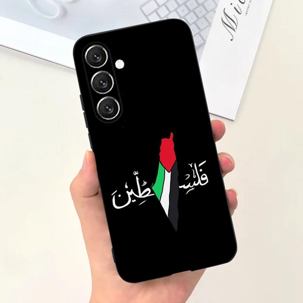 

P-Palestine-es-F-Flag MAP Phone Case For Samsung S25,S24,S21,S22,S23,S30,Ultra,S20,Plus,Fe,Lite,Note,10,9,5G Black Cover Samsung S20lite5G