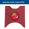 Zhi Jie Ling Meng M8 Motorcycle Wear-Resistant Waterproof Anti-Slip Foot Pedal Mats