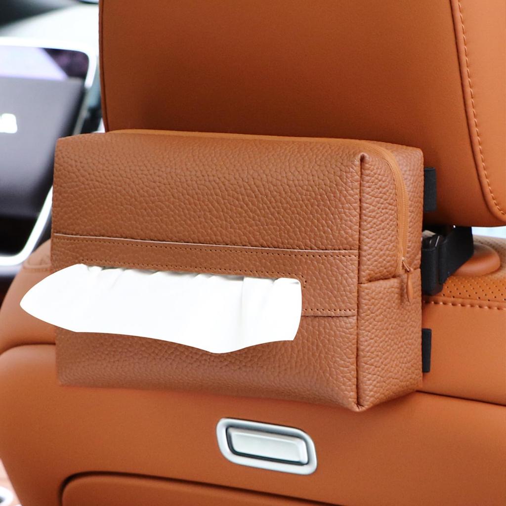 PELKERDR Car Tissue Car Tissue Headrest Sun Visor Car Tissue Visor Storage Car Tissue Car Convenient Storage Item Belt Case, Holder, Holder, Cover,