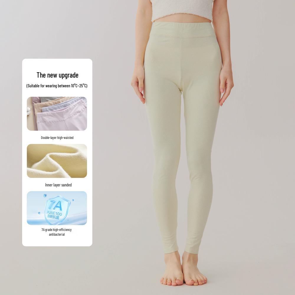 "2023 Women's High Waist Autumn Cotton Leggings - Slim Fit, Versatile, Thin, and Lengthened Design"