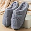 Halkfria plyschbomullstofflor för män och kvinnor - Tjocka inomhusskor för höst och vinter