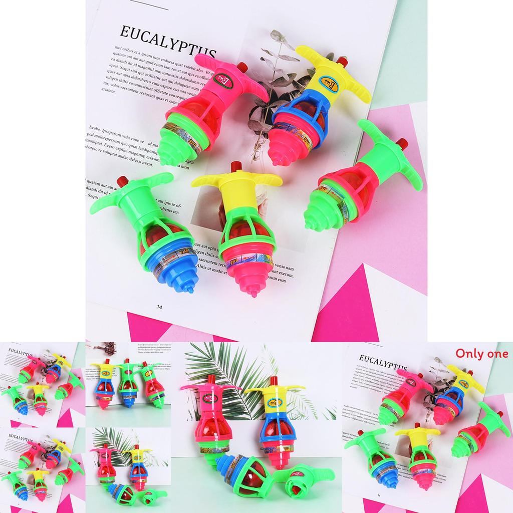 Creative Childrens Light Up Spinning Gyroscope With Launching Launcher For Kids Party Rewards