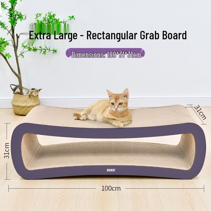 Extra Large Wear-Resistant Double Layer Cat Scratching Post and Toy DK-CP456