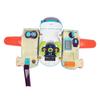 Avión Transformable 3 en 1 Volante Simulación de Conducción Hucha Dibujos Animados Pista Eléctrica Avión de Deformación Juguete