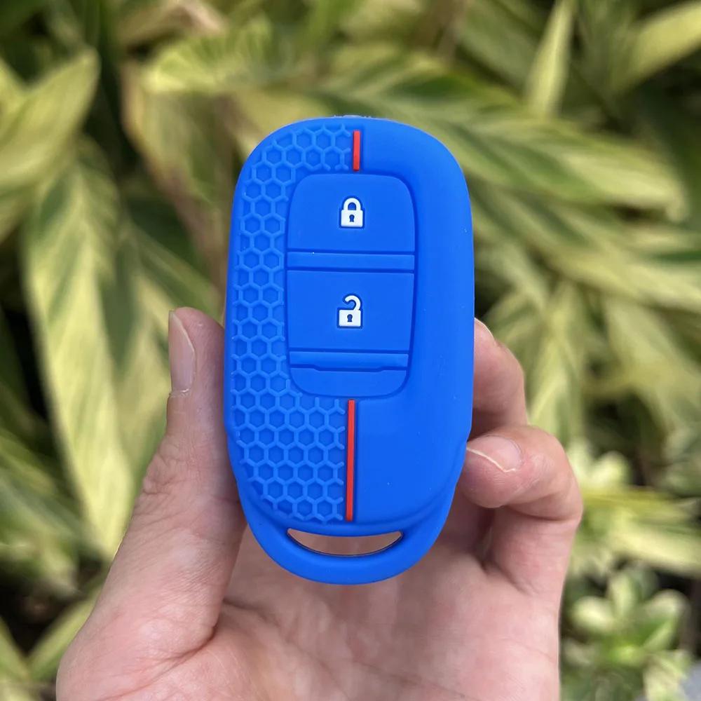 Silicone Car Key Case Fob Keychain for Honda Civic CRV HRV Accord Pilot Fit Freed Vezel Odyssey 2018 - 2022 Rubber Remote Cover