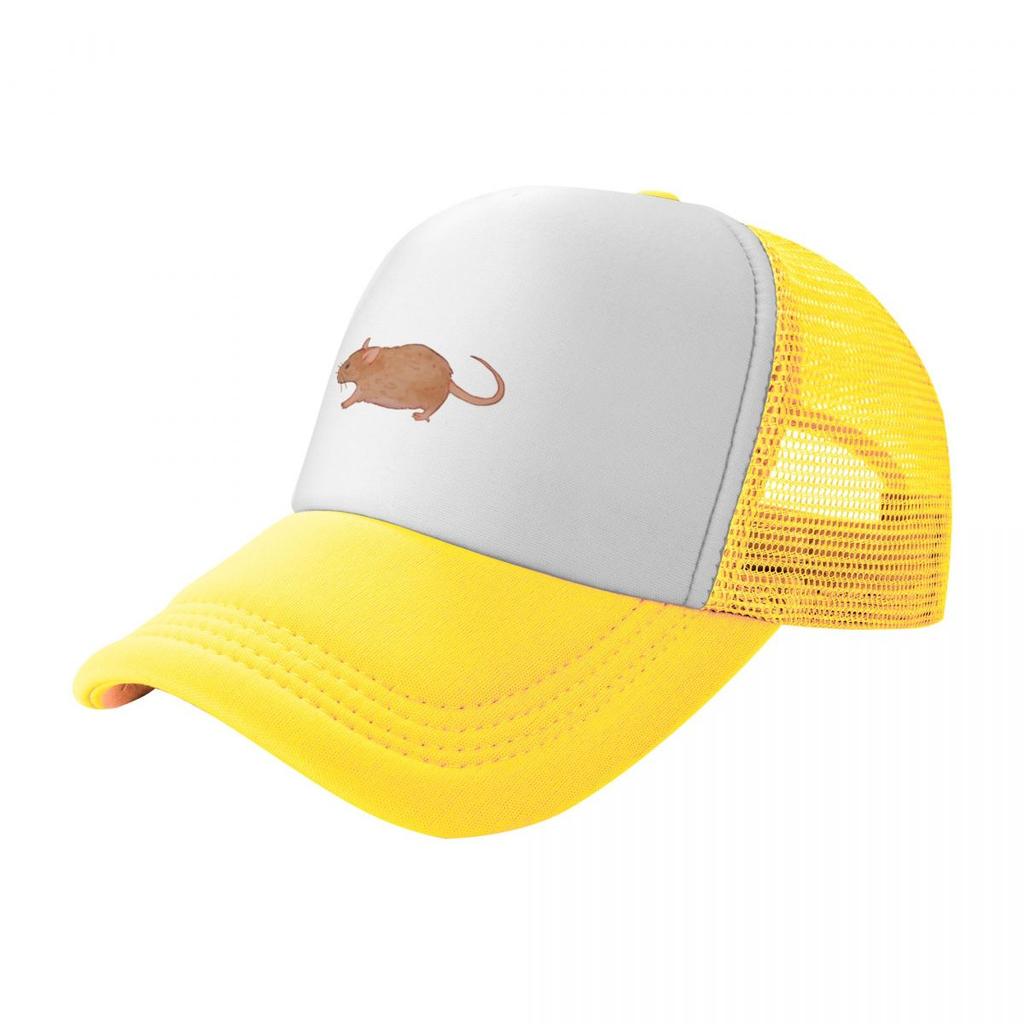 watercolor rat Baseball Cap Unique hats Rave luxury Women cap Visor Unisex Womens