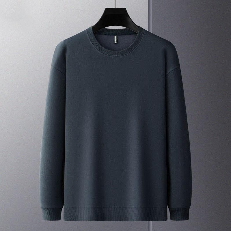 Новый универсальный повседневный деловой свитер на весну и осень для мужчин с воротником-стойкой и длинными рукавами повседневный свитер с капюшоном из жаккардовой вязки 4XL 3240₽