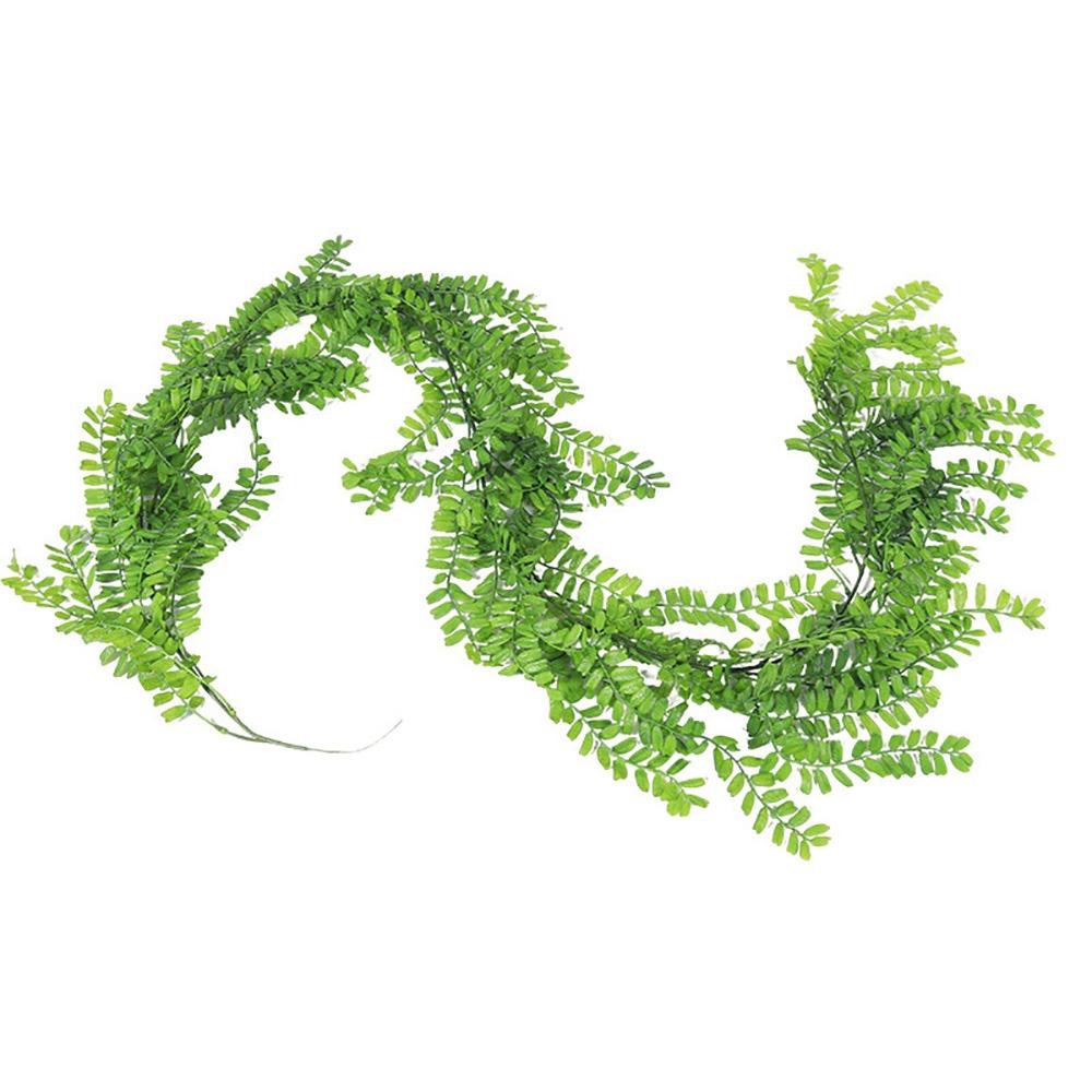 Extra Long Artificial Plant Vine Various Types Wall Hanging Ornament Simulation Fern Leaves Garland DIY Accessories Green