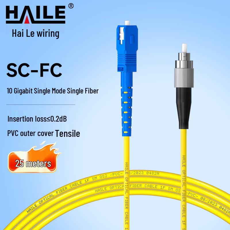 HAILE Single Mode Fiber Optic Patch Cable