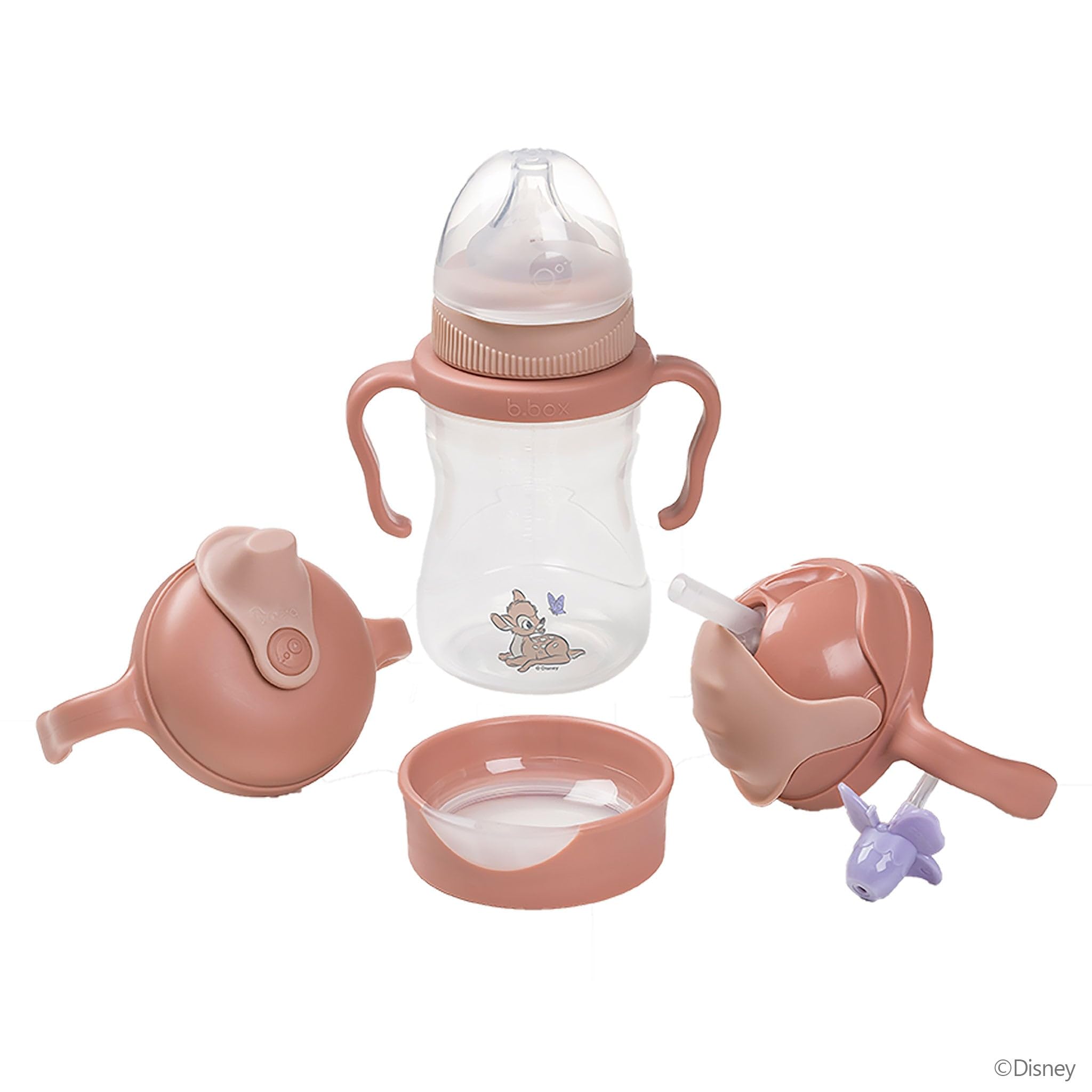 

Straw Mug Sippy Cup Mug Disney Bambi b.box Set, [Authentic] Step-Up Pack,