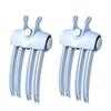 Cordless Volume Clip for Hair 2Pcs Heated Clip, Electric Root Volumizer Crimper, 3 Minute Lifting Portable Comb Flat Hair, Dual