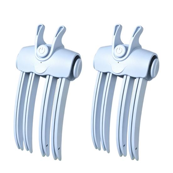 Cordless Volume Clip for Hair 2Pcs Heated Clip, Electric Root Volumizer Crimper, 3 Minute Lifting Portable Comb Flat Hair, Dual