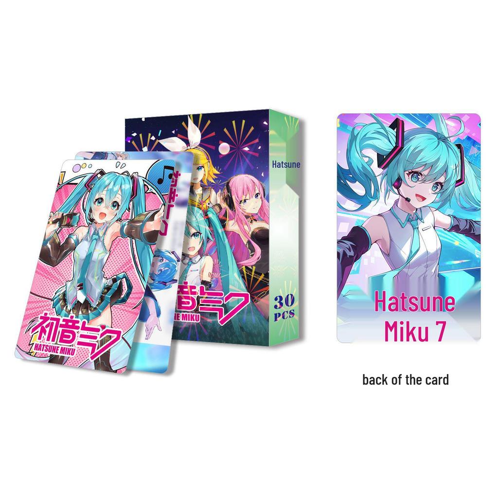 Hatsune Miku Anime LOMO Card Collection (30 Double-Sided Cards)