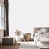 Wallpaper Rabbits On a Gray Background for the Living Room and Bedroom 50x1000
