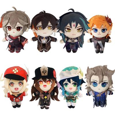 Game Genshin Impact Arataki Itto Hu Tao Xiao Zhongli Morax Kamisato Ayato Tartaglia Klee Barbatos Plush Doll Pillows Kids Gift