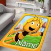 Custom personalization Maya the Bee Area Rug - Perfect For Kitchen, Bathroom,Laundry Room Decor Large Size Available,Gift All Seasons