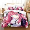 Anime Quintessential Quintuplets Schlaf Bettwäsche Set Jungen Mädchen Einzelgröße Queen Size Größe Bettbezug Kissenbezug Bett Kinder Erwachsene Heimgebrauch Textiltextil