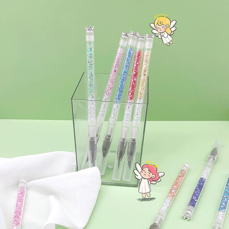 Kawaii Crown Bubble Utility Knife Cute Sharp Blade Pen Knife DIY Paper Cutter Sticker Envelopes Opener Office Cutting Tools