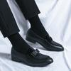 Luxury Designer Gentleman Bowtie Patchwork Slip On Shoes For Men Moccasins Wedding Prom Homecoming Party Footwear Zapatos Hombre
