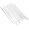10Pcs Stainless Steel Barbecue Flat Skewer Grilling Tool for Party Outdoor Activities