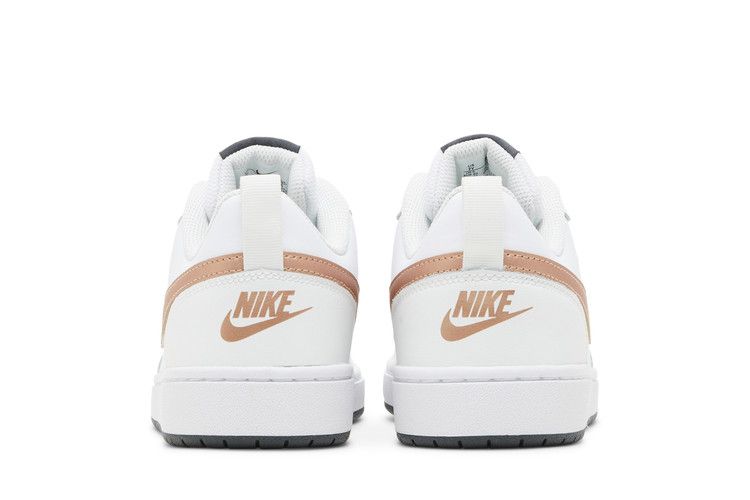 Nike Court Borough Low 2 GS 'Biały Metaliczny Czerwony Brązowy'